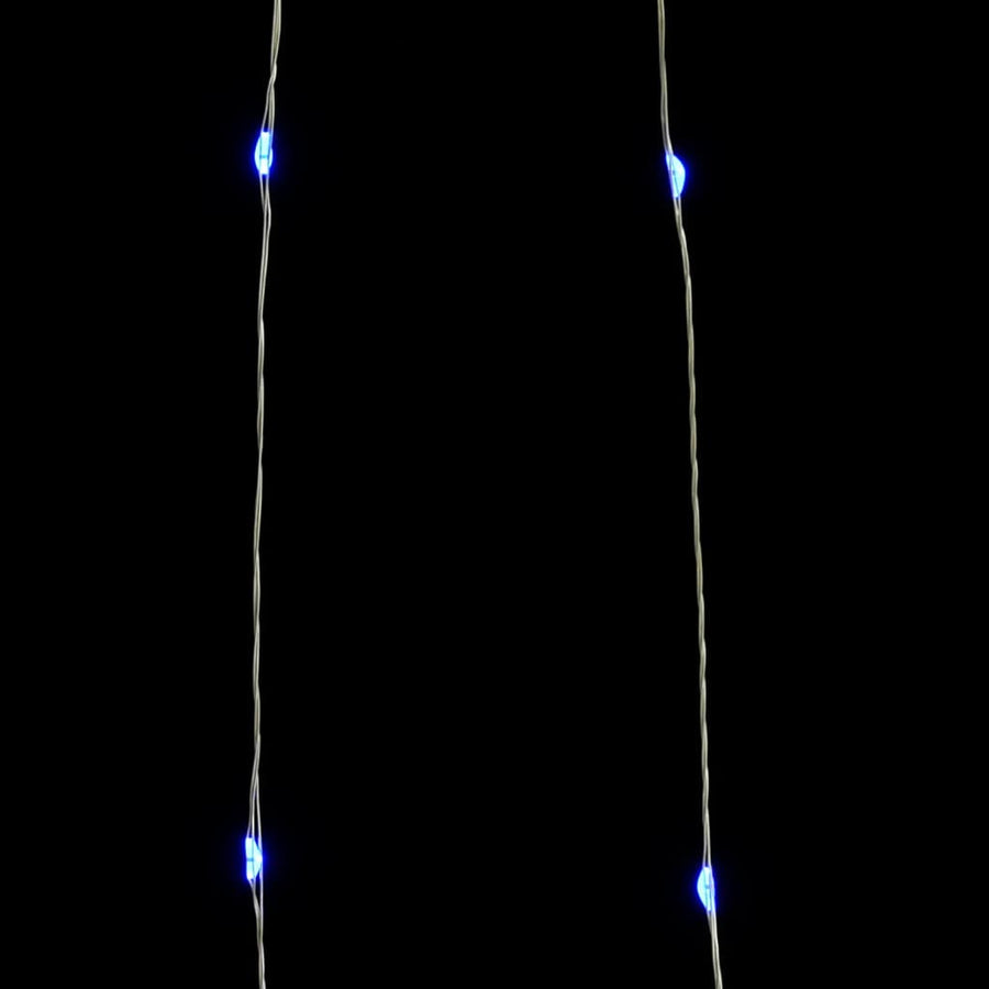 Lichtsnoer met 400 microLED's koudwit 8 functies 40 m Koudwit