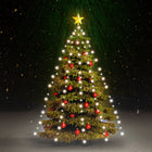 Kerstboomverlichting 210 LED koudwit 210 cm