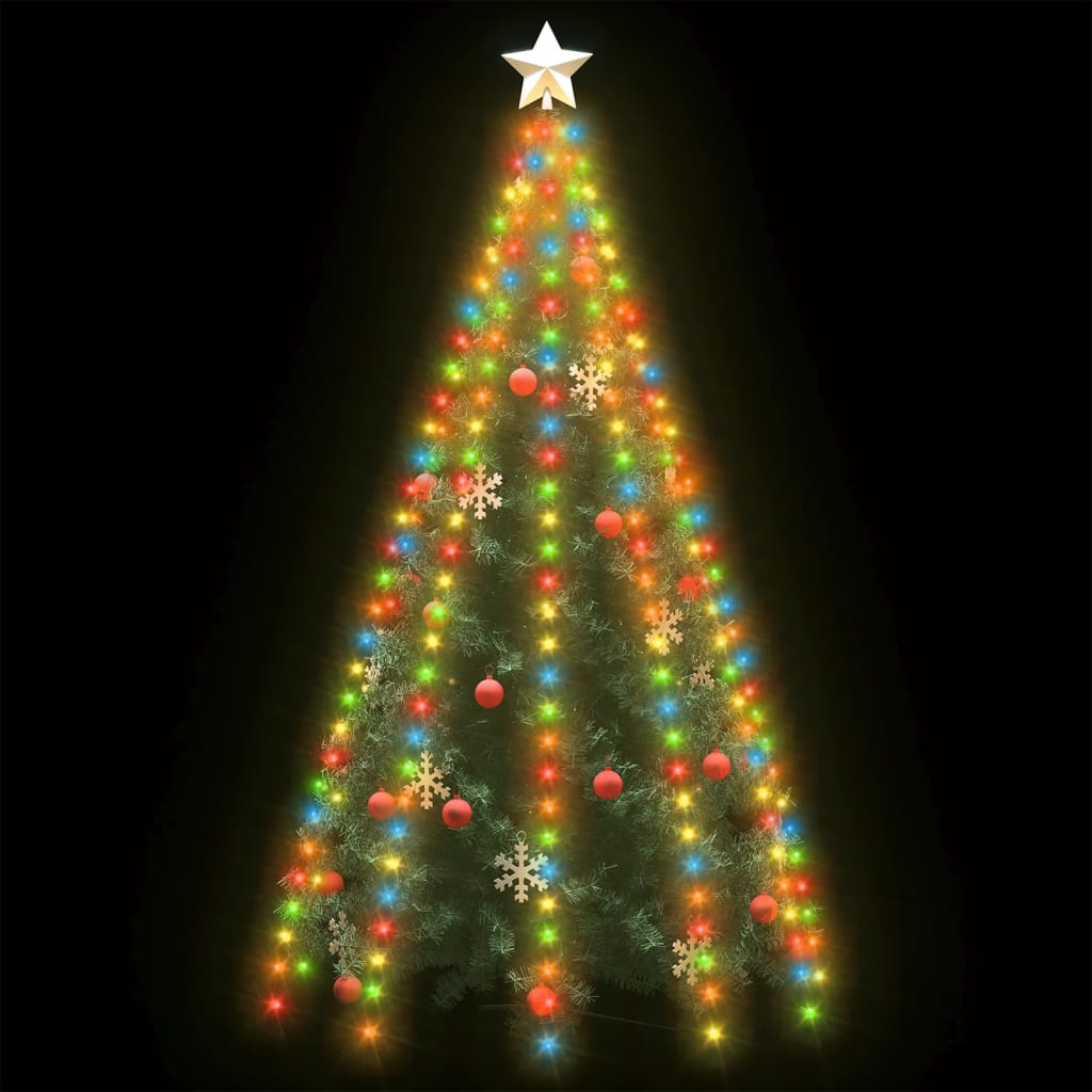 Kerstboomverlichting Met 250 Led's Meerkleurig Net 250 cm Multikleur