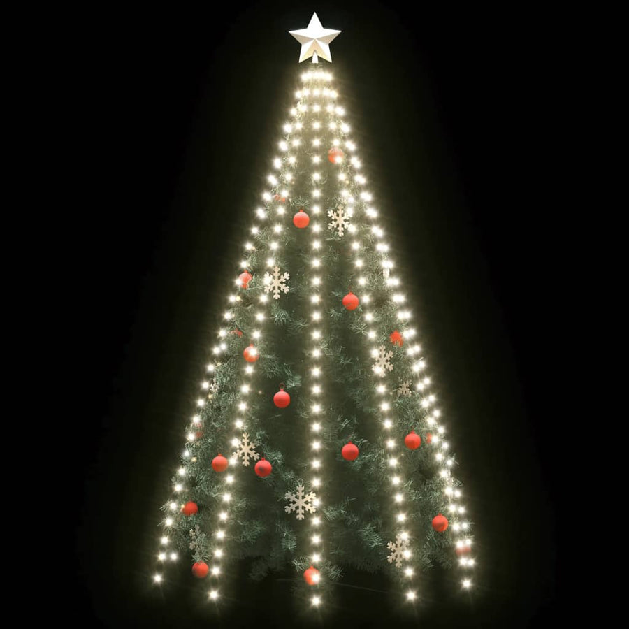 Kerstboomverlichting Met 300 Led's Net 300 cm Koudwit