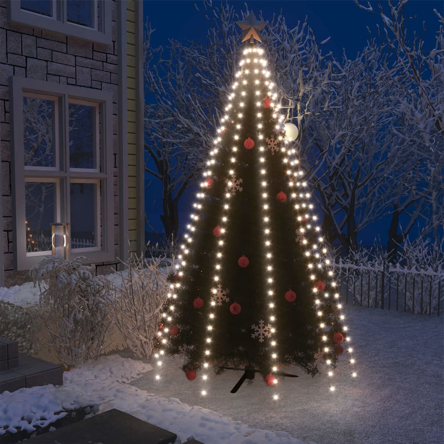 Kerstboomverlichting Met 300 Led's Net 300 cm Koudwit
