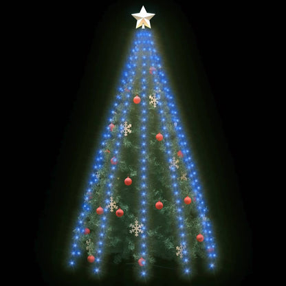 Kerstboomverlichting Met 300 Led's Net 300 cm Blauw