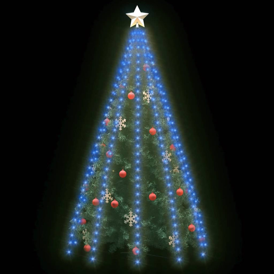 Kerstboomverlichting Met 300 Led's Net 300 cm Blauw