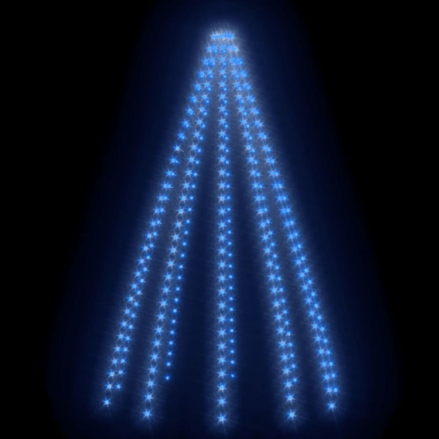 Kerstboomverlichting Met 300 Led's Net 300 cm Blauw