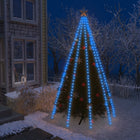 Christmas tree lights with 400 LEDs blue net 400 cm