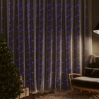 Lichtsnoergordijn Met 300 Led's En 8 Functies 3X3 M Blauw