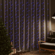 Lichtsnoergordijn 3x3 m blauw 300 LED