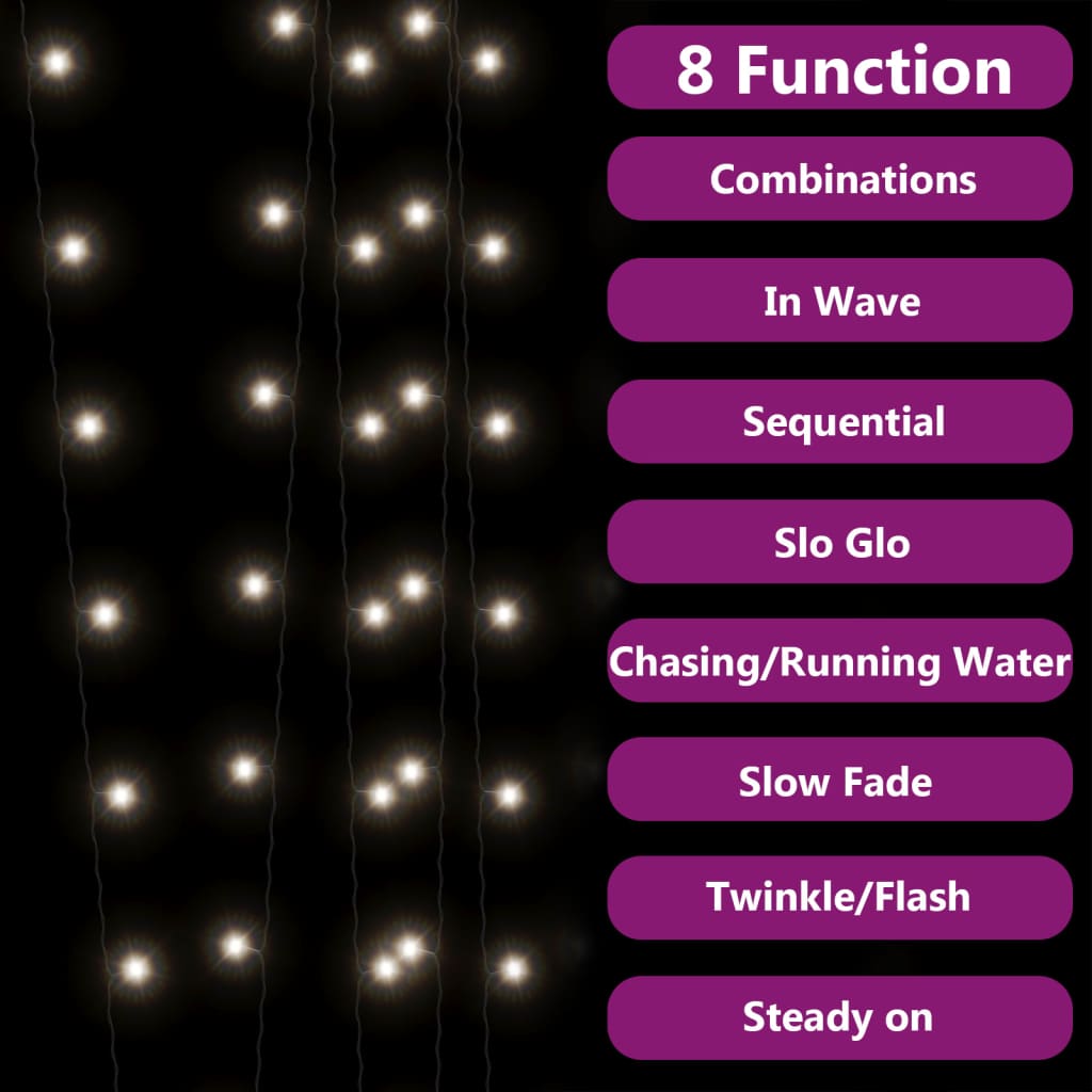 Lichtsnoeren Met X00 Led's Solar Binnen/Buiten 2 Koudwit