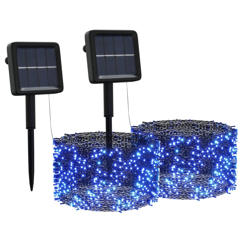 Lichtsnoeren Met X00 Led's Solar Binnen/Buiten 2 Blauw
