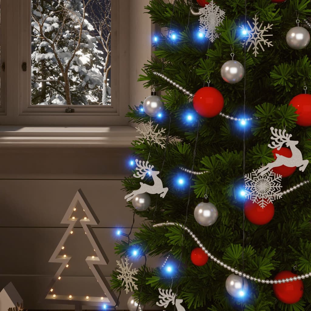 Lichtsnoeren Met X00 Led's Solar Binnen/Buiten 2 Blauw