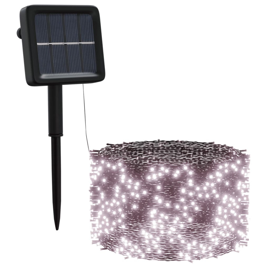 5 st Lichtslinger met 200 LED's solar binnen/buiten warmwit