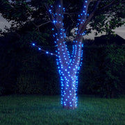 Lichtslinger 200 LED solar blauw binnen/buiten