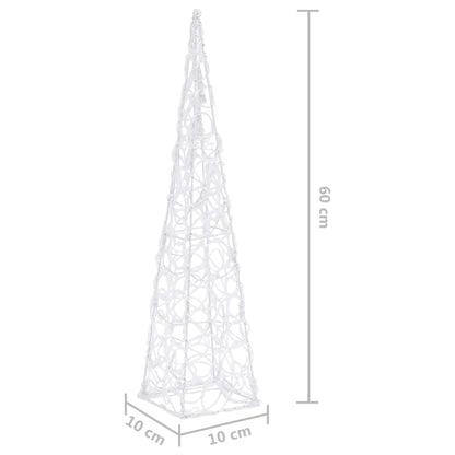Lichtkegel Decoratief Led 60 Cm Acryl Blauw