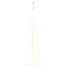 Lichtkegel decoratief LED 90 cm acryl warmwit