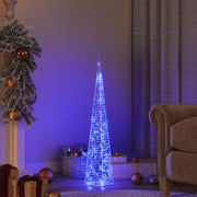 Lichtkegel 90 cm acryl blauw