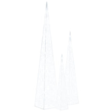 Lichtkegelset Decoratief Led 60/90/120 Cm Acryl Koudwit