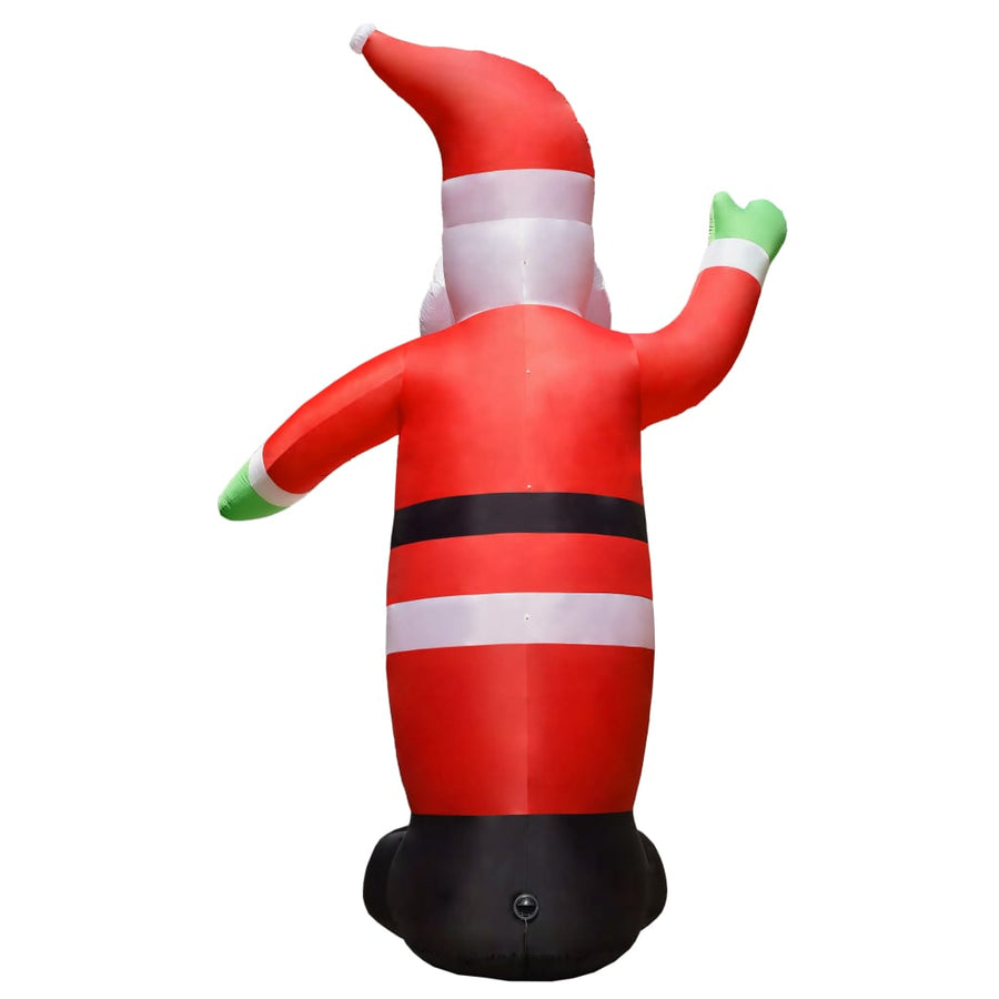 Kerstman opblaasbaar met LED's IP44 3 m 300 cm