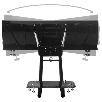 Sneeuwploeg Voor Atv Zwart