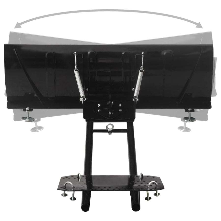 Sneeuwploeg voor ATV 115x38 cm zwart
