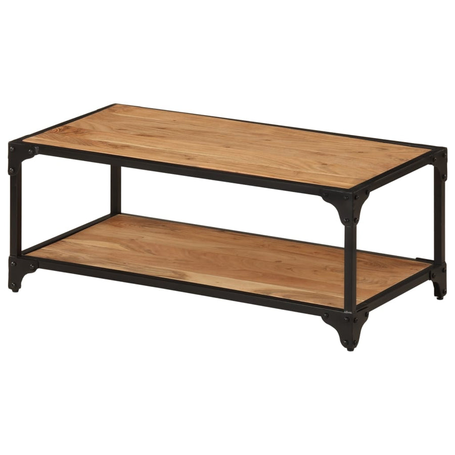 Salontafel 90x45x35 cm massief acaciahout 90 x 45 x 35 cm Massief acaciahout