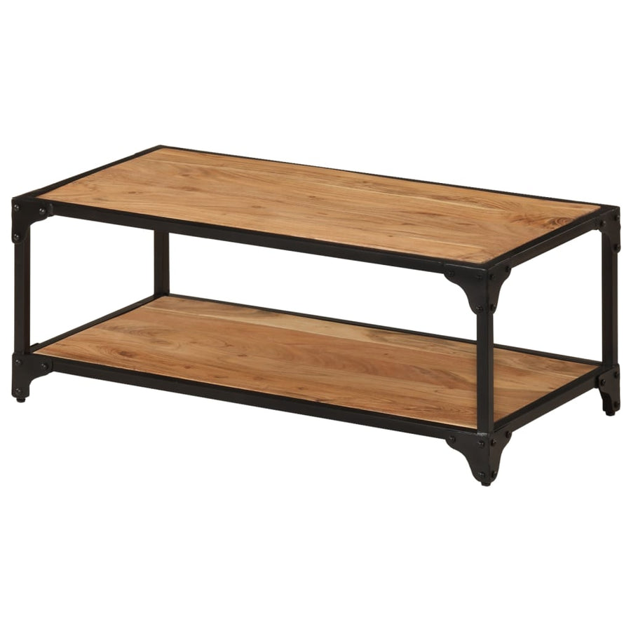Salontafel 90x45x35 cm massief acaciahout 90 x 45 x 35 cm Massief acaciahout