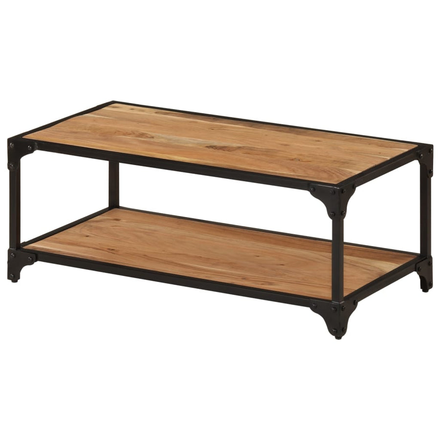 Salontafel 90x45x35 cm massief acaciahout 90 x 45 x 35 cm Massief acaciahout