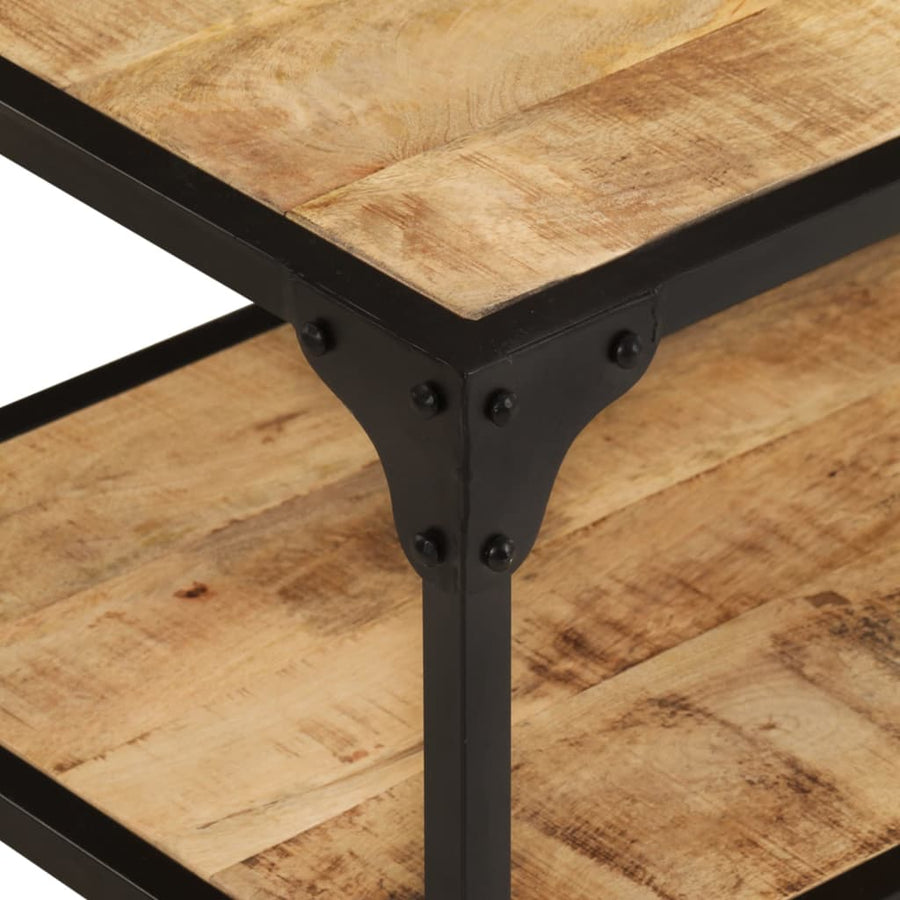 Salontafel 90x45x35 cm massief ruw mangohout 90 x 45 x 35 cm massief mangohout
