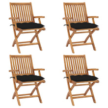 Tuinstoelen Inklapbaar Met Kussens Massief Teakhout Taupe 1 4