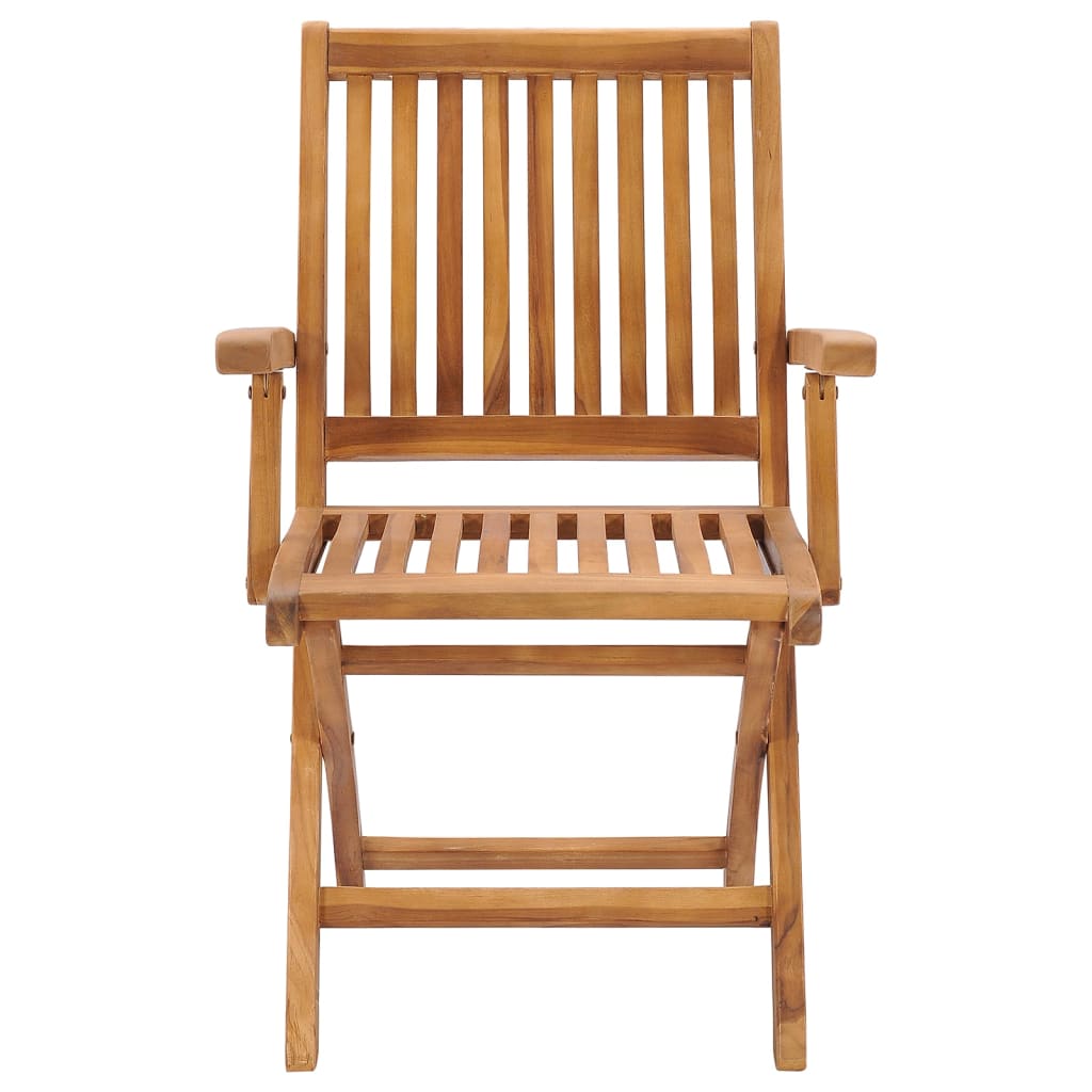 Tuinstoelen 6 St Inklapbaar Met Kussens Massief Teakhout Grijs
