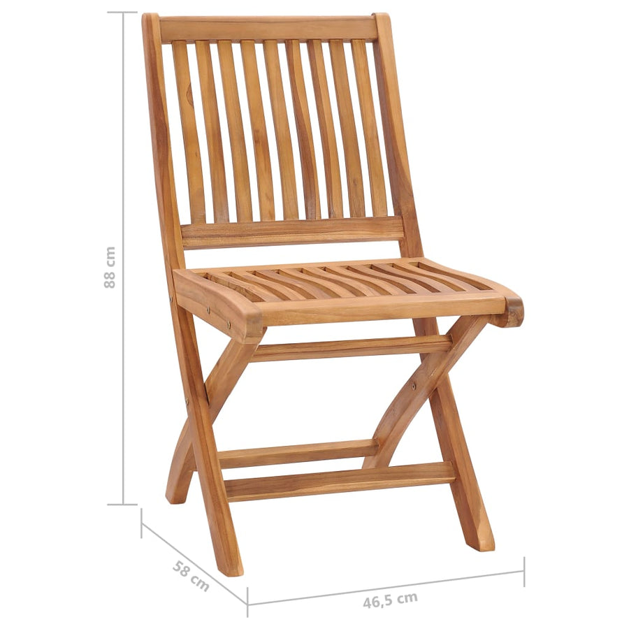 Tuinstoelen Inklapbaar Massief Teakhout 1 8