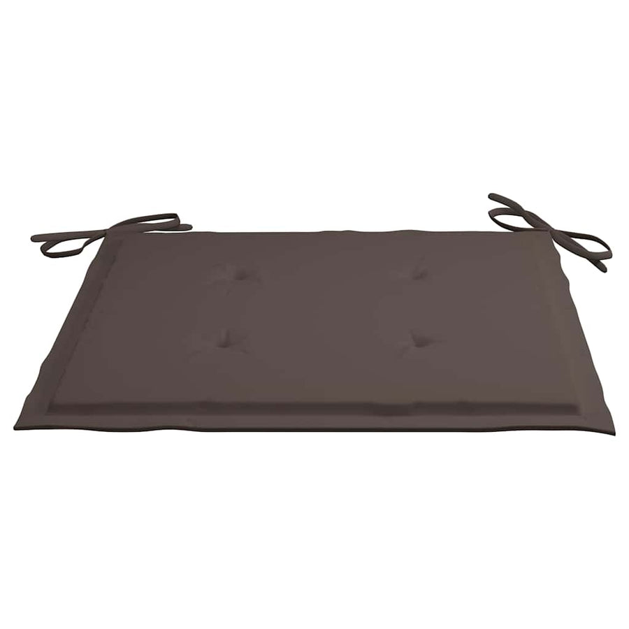 Tuinstoelen Inklapbaar Met Kussens Massief Teakhout Taupe 1 4