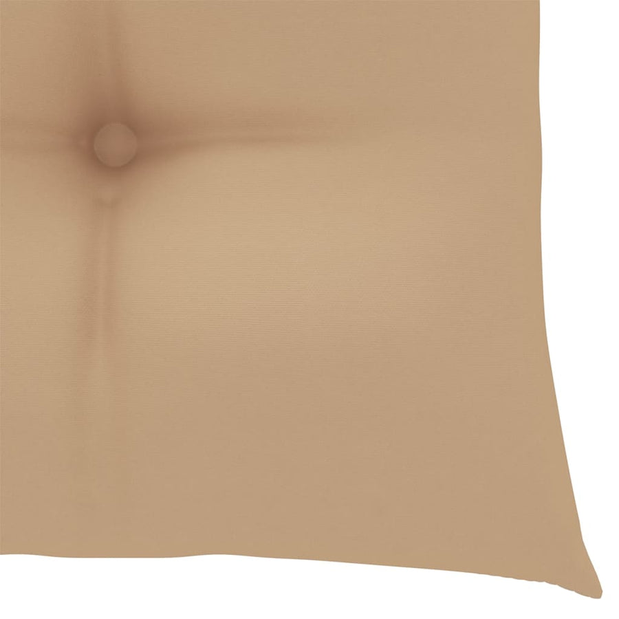 Tuinstoelen Inklapbaar Met Kussens Massief Teakhout Beige 1