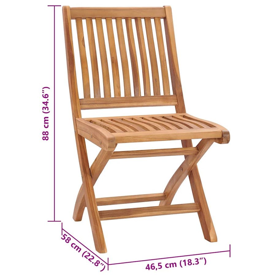 Tuinstoelen Inklapbaar Met Kussens Massief Teakhout Crème 1 6