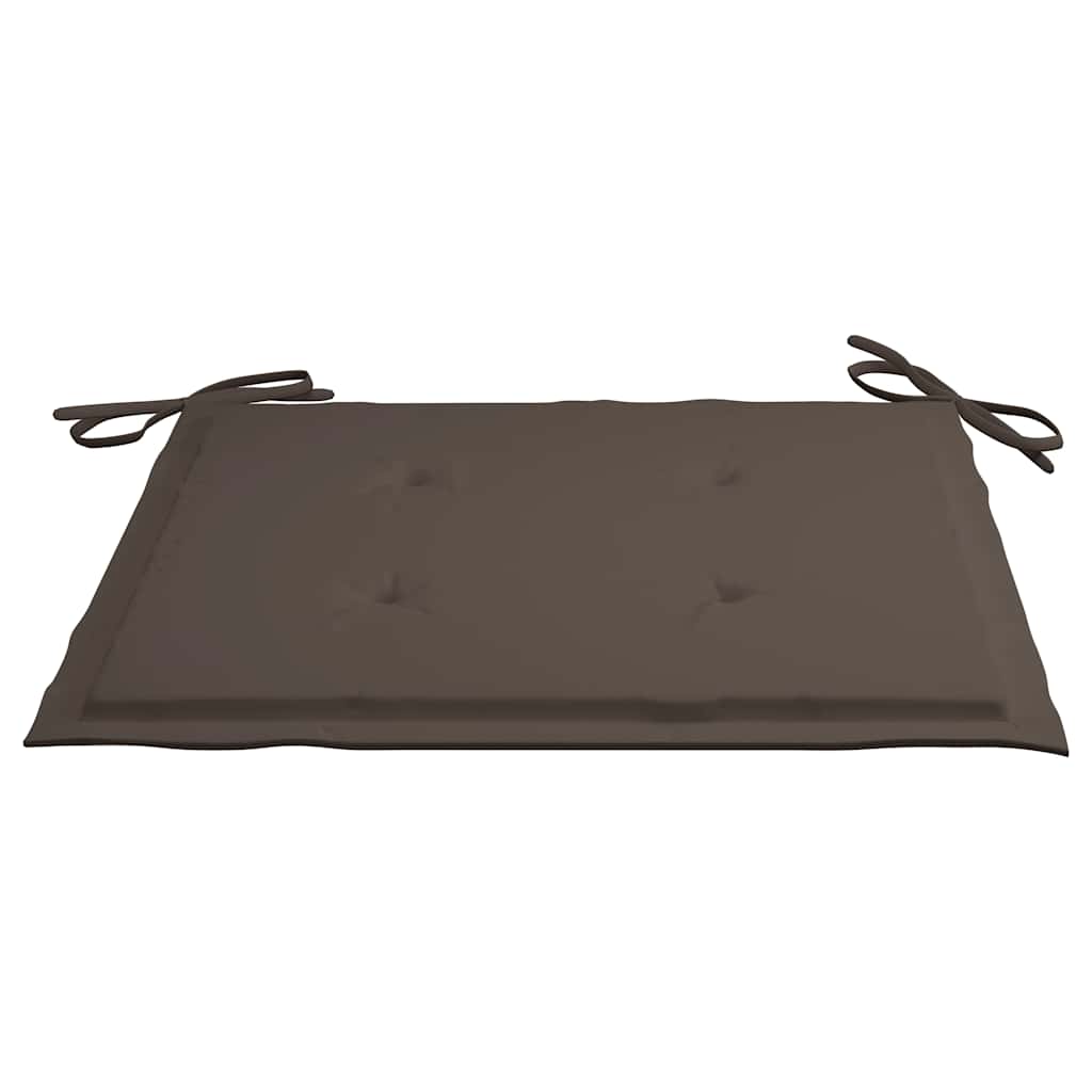 Tuinstoelen Inklapbaar Met Kussens Massief Teakhout Taupe 1 6