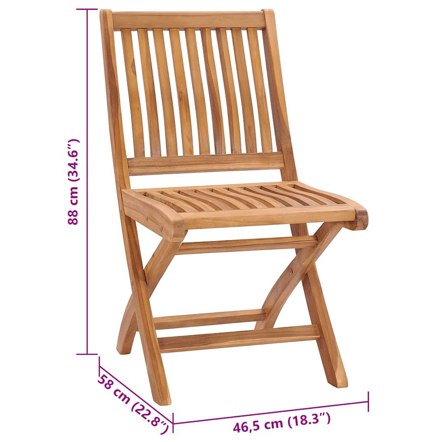 Tuinstoelen Inklapbaar Met Kussens Massief Teakhout Taupe 1 8