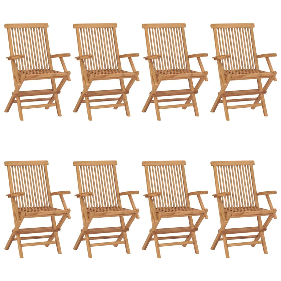Tuinstoelen Massief Teakhout 8