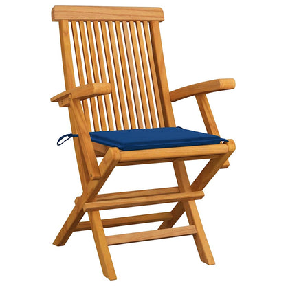 Tuinstoelen Met E Kussens Massief Teakhout 8