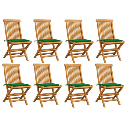 Tuinstoelen Met E Kussens Massief Teakhout 1