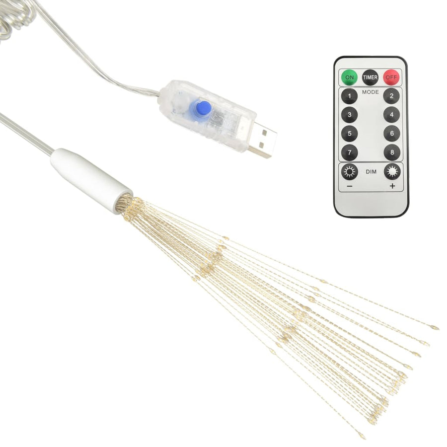Kerstverlichting Vuurwerk 140 Led's Buiten 20 Cm 1