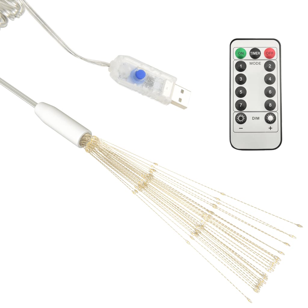 Kerstverlichting Vuurwerk 1400 Led's Buiten 20 Cm 10