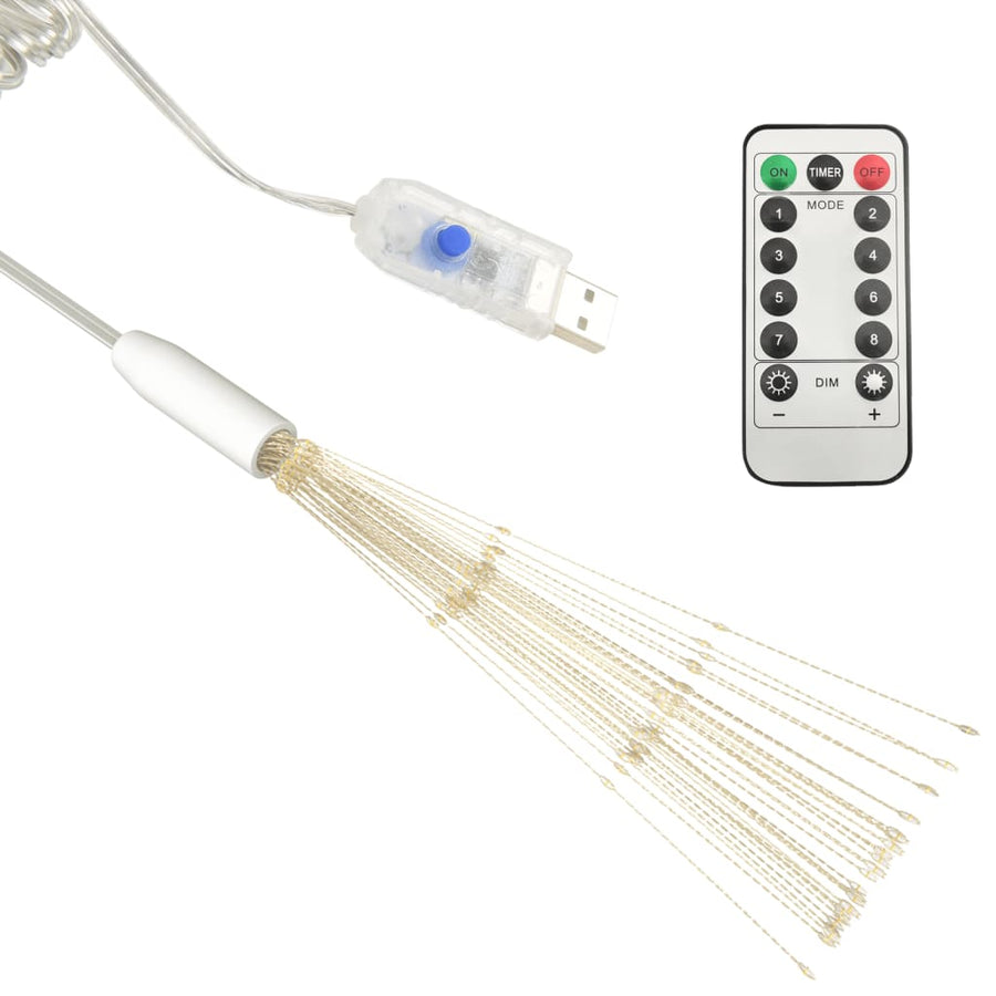Kerstverlichting Vuurwerk 1400 Led's Buiten 20 Cm 10