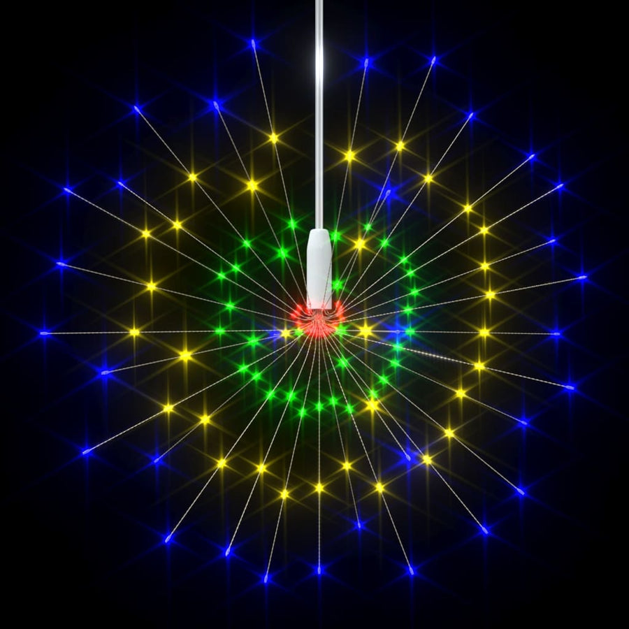 Kerstverlichting Vuurwerk 140 Led's Buiten 20 Cm Meerkleurig 1