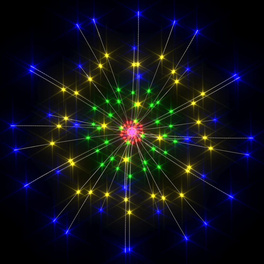 Kerstverlichting Vuurwerk 140 Led's Buiten 20 Cm Meerkleurig 1