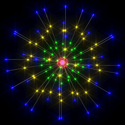 Kerstverlichting Vuurwerk 140 Led's Buiten 20 Cm Meerkleurig 1