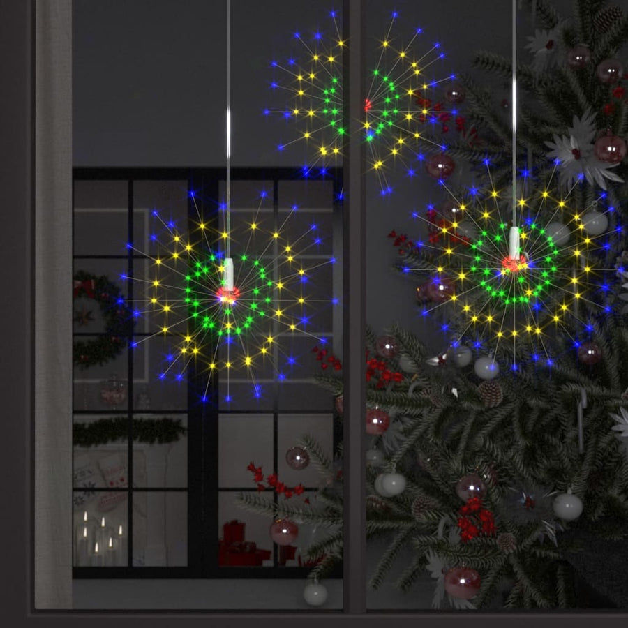 Kerstverlichting Vuurwerk 140 Led's Buiten 20 Cm Meerkleurig 1