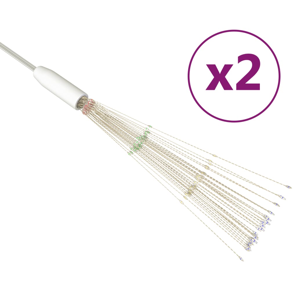 Kerstverlichting Vuurwerk 280 Led's 20 Cm Meerkleurig 2