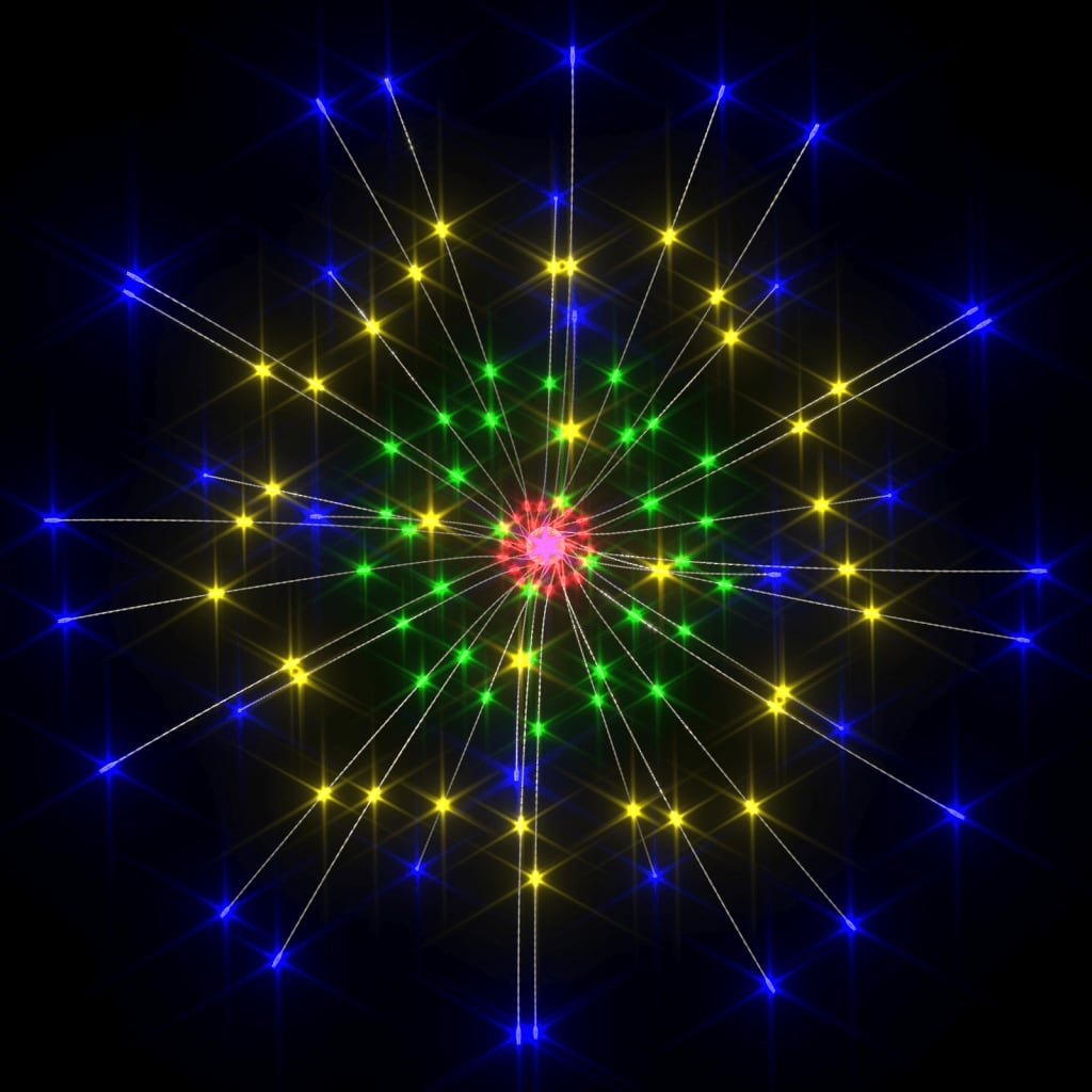 Kerstverlichting Vuurwerk 560 Led's 20 Cm Meerkleurig 4