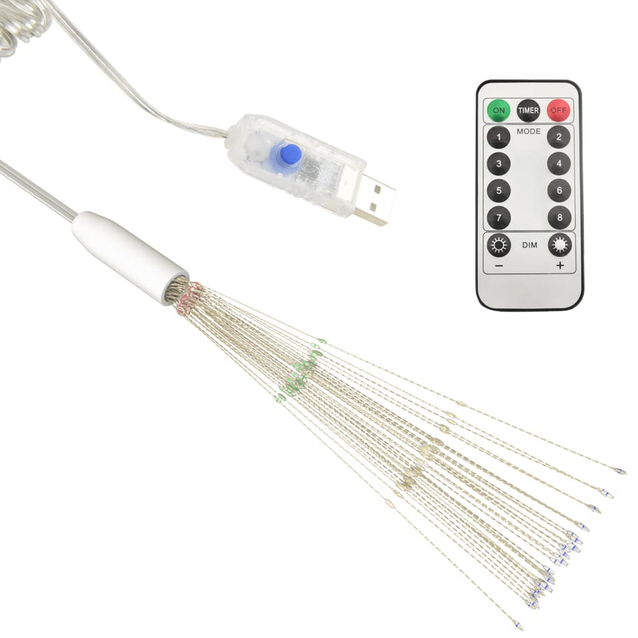 Kerstverlichting Vuurwerk 560 Led's 20 Cm Meerkleurig 4