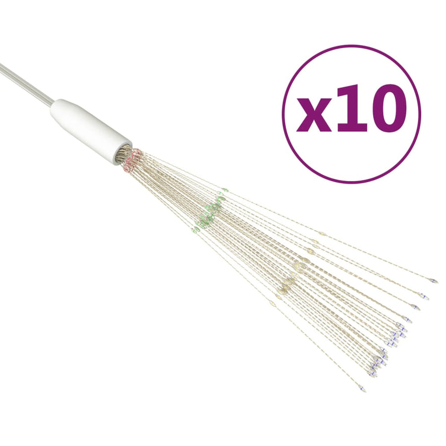 Kerstverlichting Vuurwerk 1400 Led's 20 Cm Meerkleurig 10