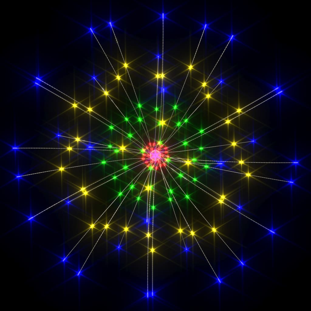 Kerstverlichting Vuurwerk 1400 Led's 20 Cm Meerkleurig 10